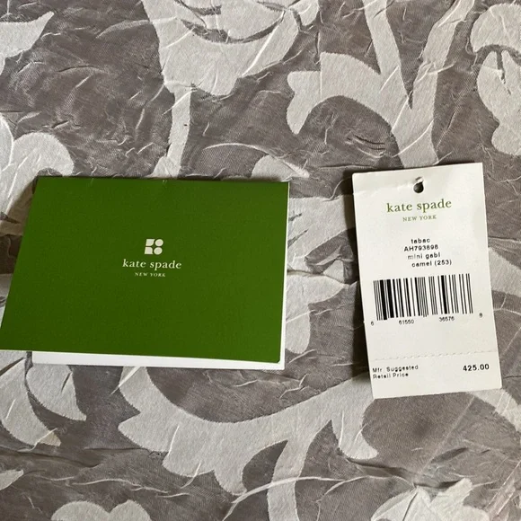 Kate Spade like new (used once) mini gabi camel purse - Picture 12 of 13